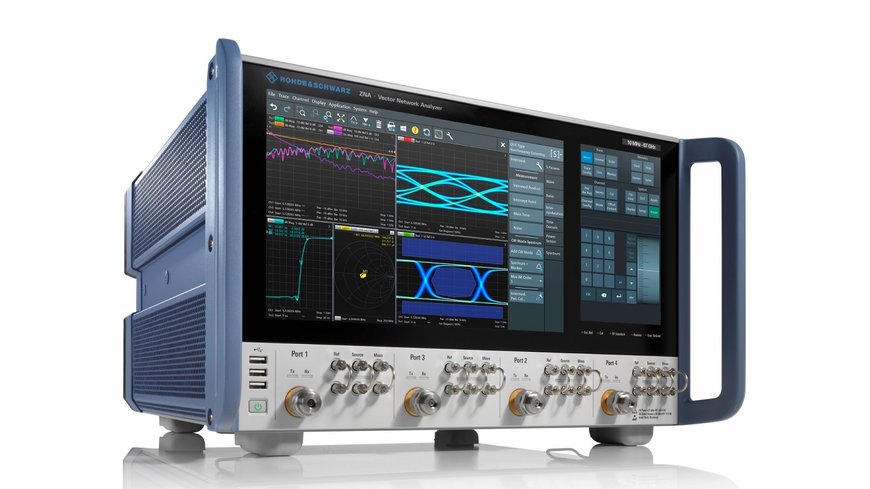 Rohde & Schwarz annonce les nouveaux analyseurs de réseau vectoriels R&S ZNA couvrant une plage de fréquences allant jusqu'à 67 GHz